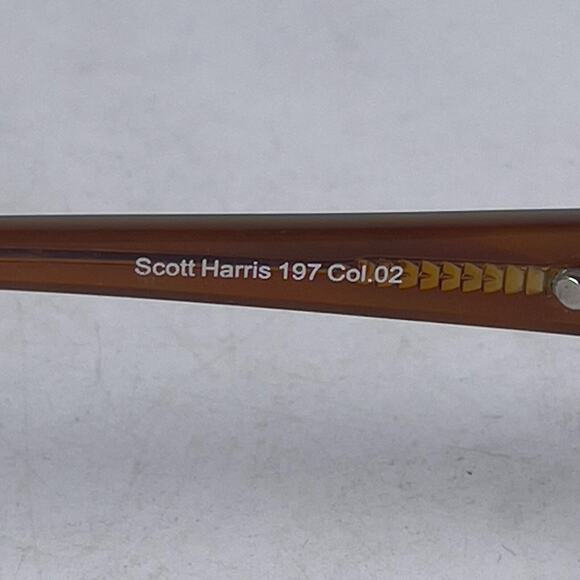 Scott Harris SH-197 COL Eyeglasses Frame‎ Unisex Adults Brown Full Rim 52-16-135 main image 4